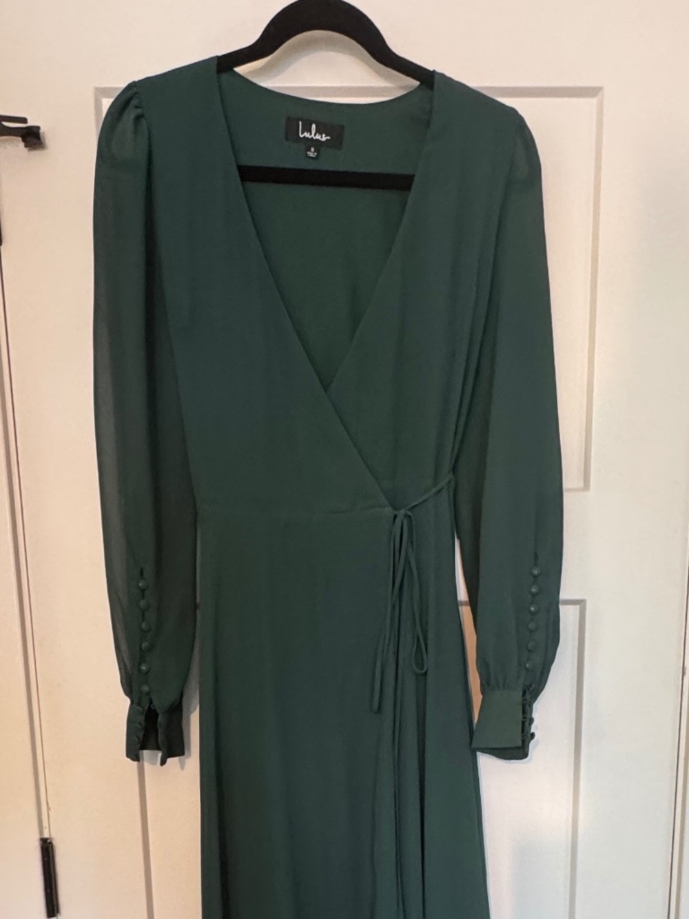 Lulus Whole Heard emerald dress